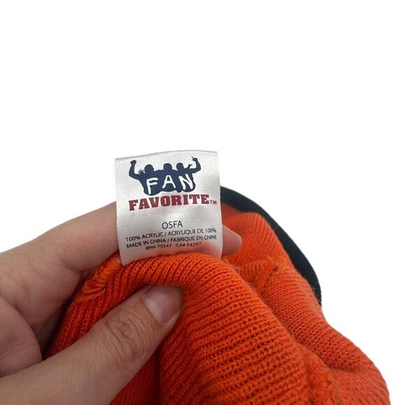 Detroit Tigers Old English D Knit Beanie Black Orange Fan Favorite OSFA - Picture 3 of 7